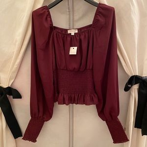 NWT Peasant Top from Ultra Flirt